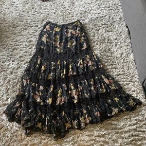 Free people maxi skirt